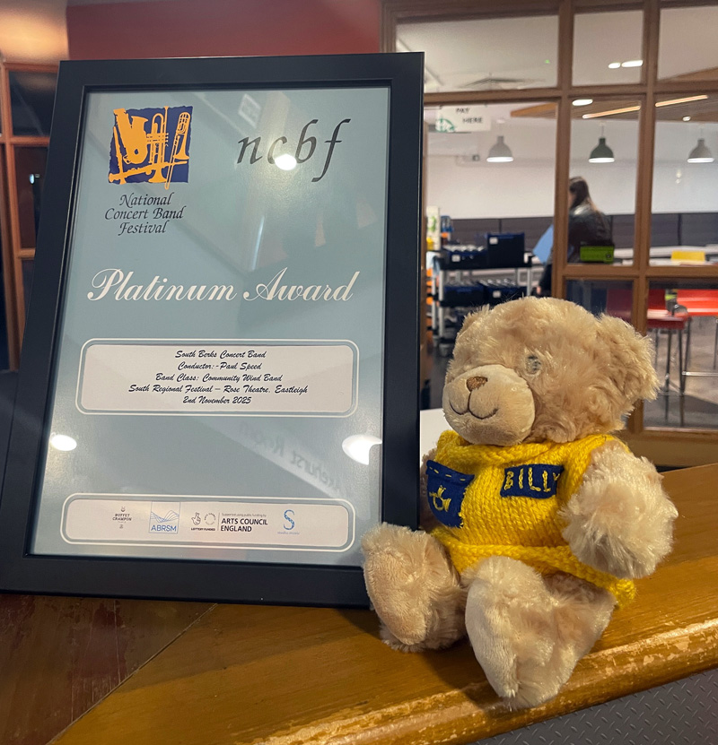 Platinum award and Billy 2