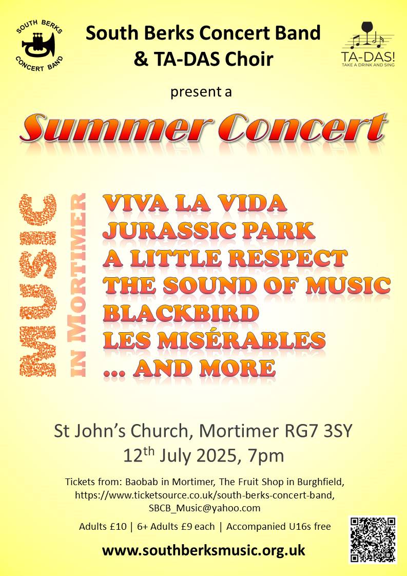 Summer concert poster 2025